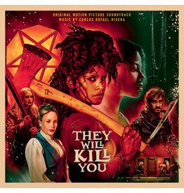 Waxwork Records (LP) Carlos Rafael Rivera - They Will Kill You (Original Soundtrack) (Satanic splatter coloured vinyl)