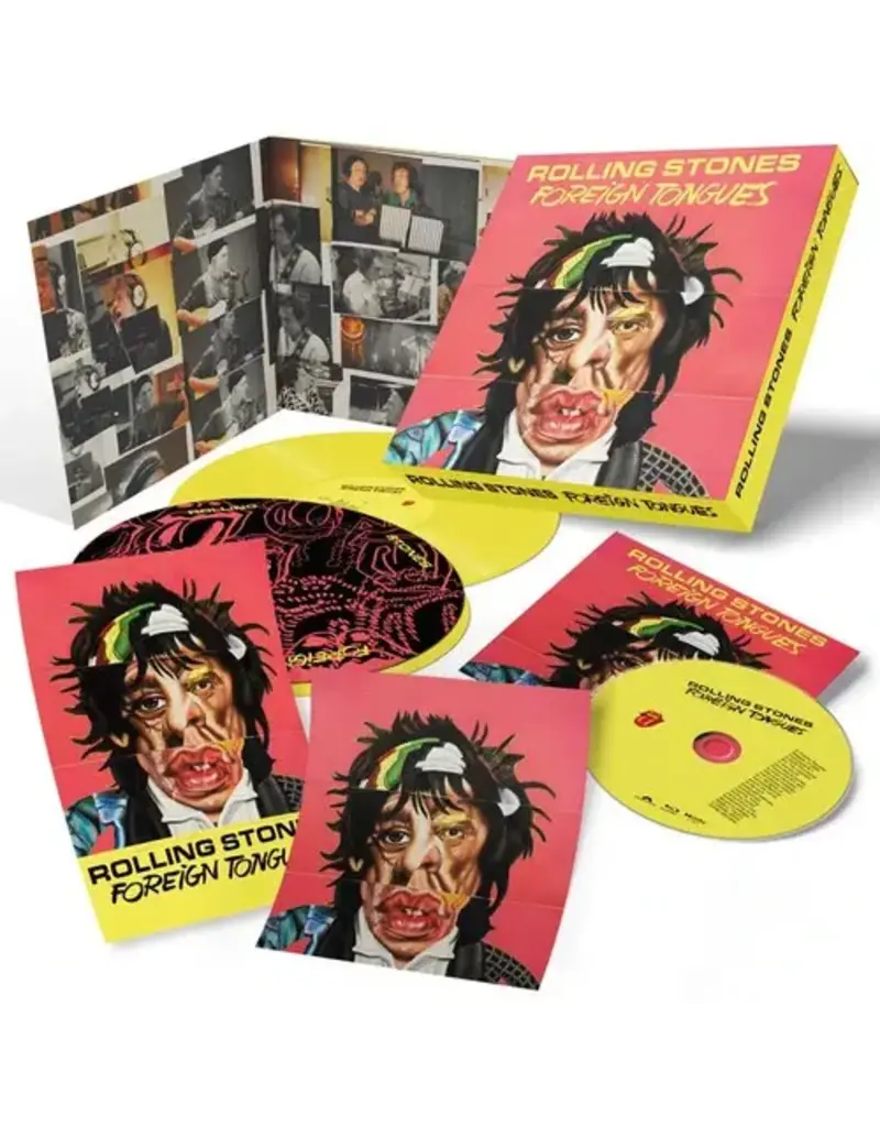 (LP) The Rolling Stones - Foreign Tongues (2LP Yellow Vinyl + Blu-Ray Box Set)