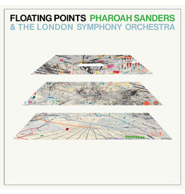 Luaka Bop (LP) Floating Points & Pharoah Sanders w/ The London Symphony Orchestra - Promises (5th Anniversary Edition) (Abiogenesis Blue/Green Vinyl w/ Die Cut Sleeve)