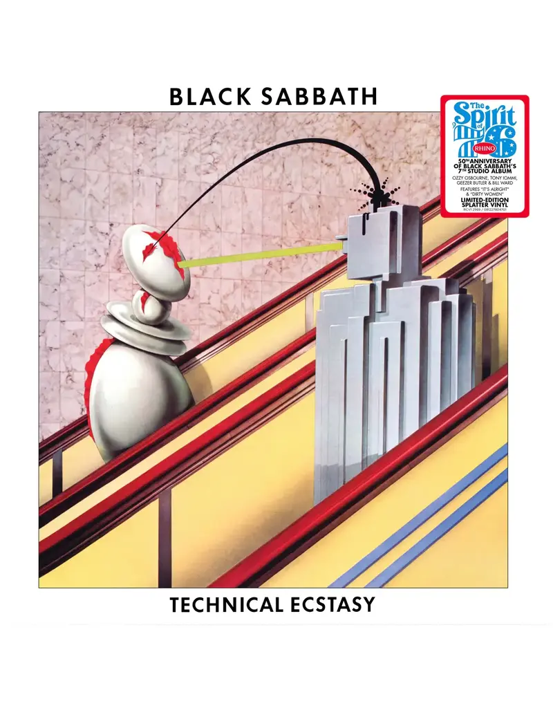 Rhino-Warner (LP) Black Sabbath - Technical Ecstasy (Limited Clear w/Green Spot Vinyl) Spirit of '76 Campaign