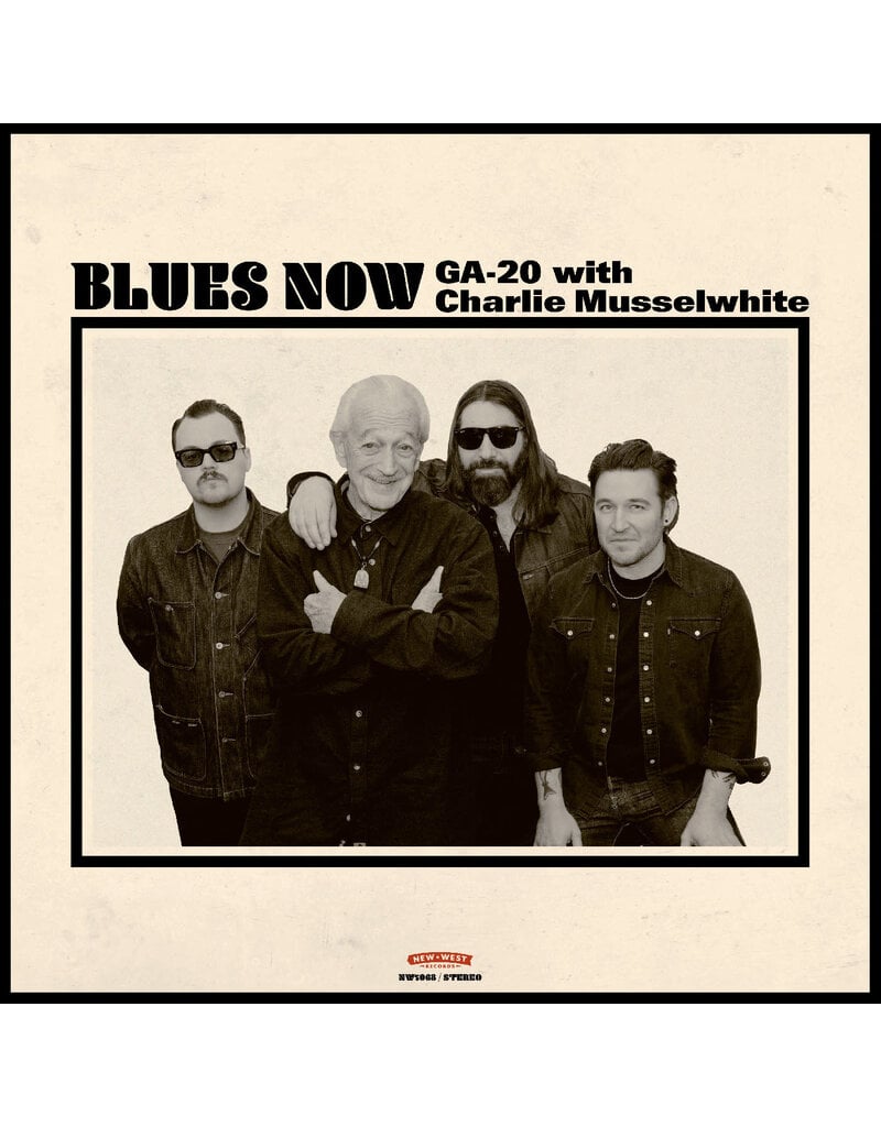 (CD) GA-20 with Charlie Musselwhite - BLUES NOW (Indie CD W/Autographed Cover)