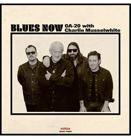 (LP) GA-20 with Charlie Musselwhite - BLUES NOW (Indie Red Splatter Vinyl W/Autographed Photo)