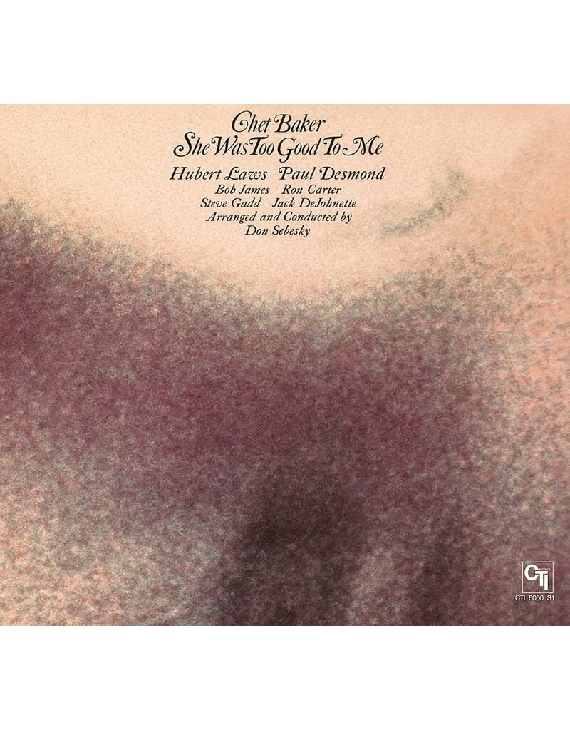 (LP) Chet Baker - She Was Too Good To Me (Limited Edition Crystal Clear Vinyl) MOV