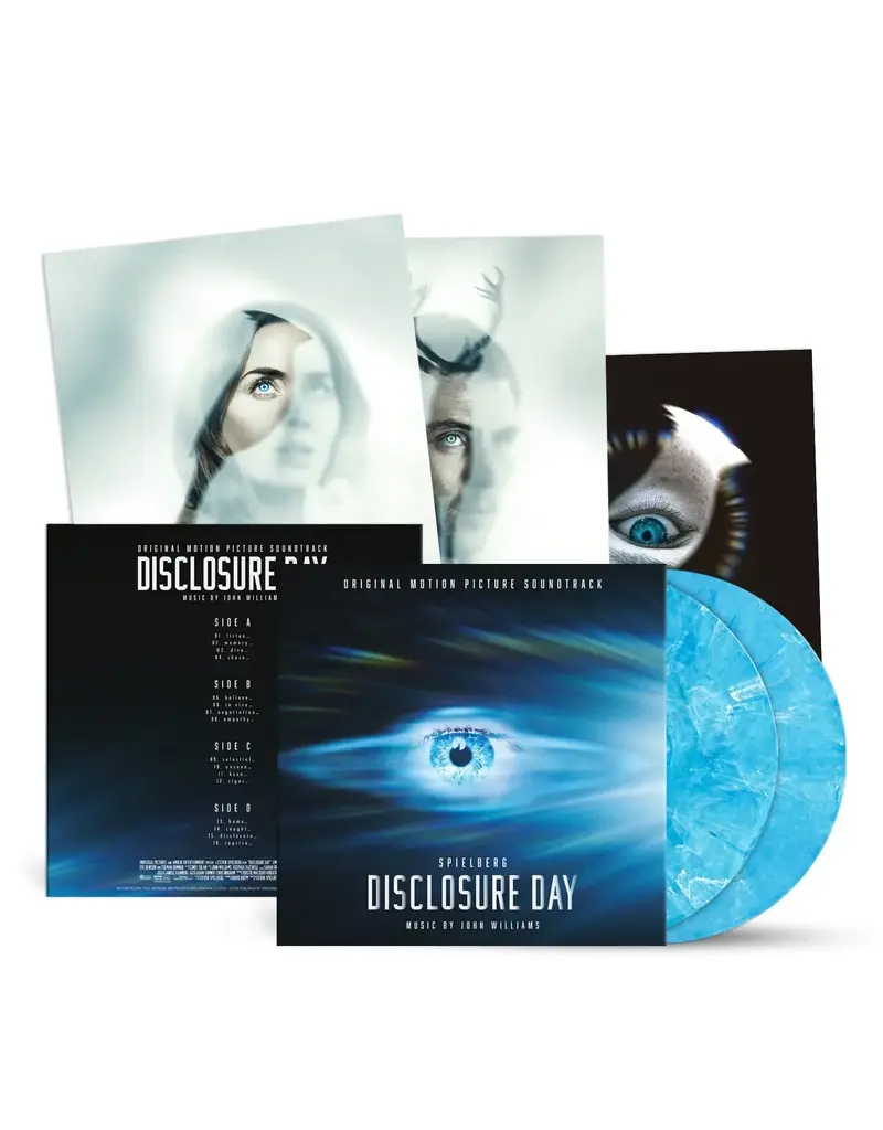 Waxwork Records (LP) John Williams - Disclosure Day (Original Motion Picture Score) (Blue Iris Vinyl) [2LP]
