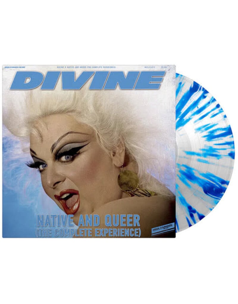 (LP) Divine - Native And Queer (The Complete Experience) (Translucent Blue Splattered Vinyl)