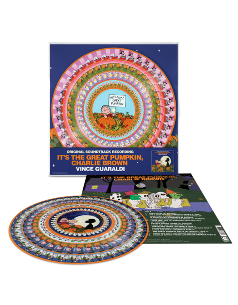 Craft Recordings (LP) Vince Guaraldi Trio - It's The Great Pumpkin, Charlie Brown - (Zoetrope picture disc 45RPM)