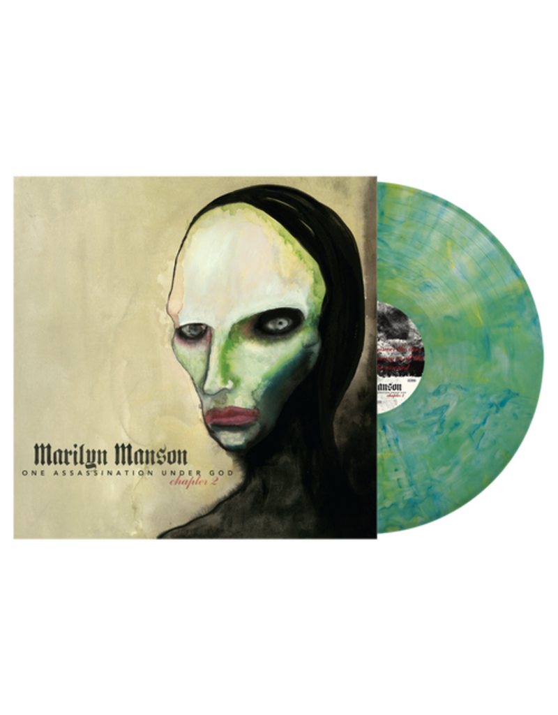 (LP) Marilyn Manson - One Assassination Under God - Chapter 2 (Standard Green Blue Marble Vinyl)