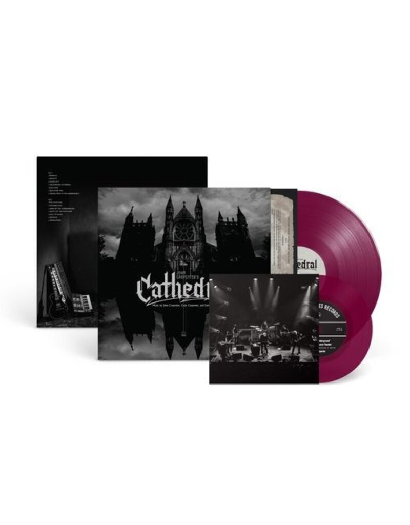(LP) John Carpenter, Cody Carpenter and Daniel Davies - Cathedral (Limited Amethyst Vinyl w/ 7-inch)