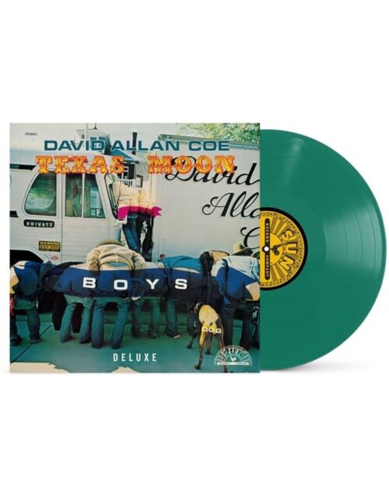 Sun Records (LP) David Allan Coe - Texas Moon (Deluxe Edition on Green Vinyl) 2026 Reissue
