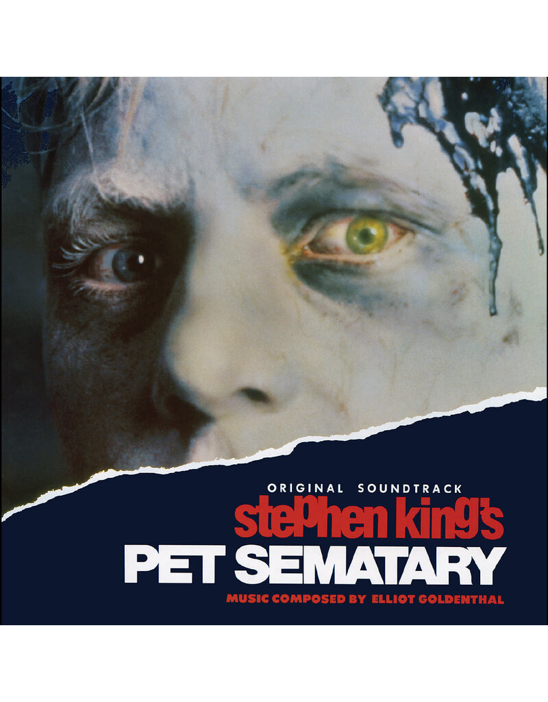 (LP) Elliot Goldenthal - Stephen King's Pet Sematary (Music from the Motion Picture) (Neon Green with Orange Swirl "Dead Catseye" Vinyl)