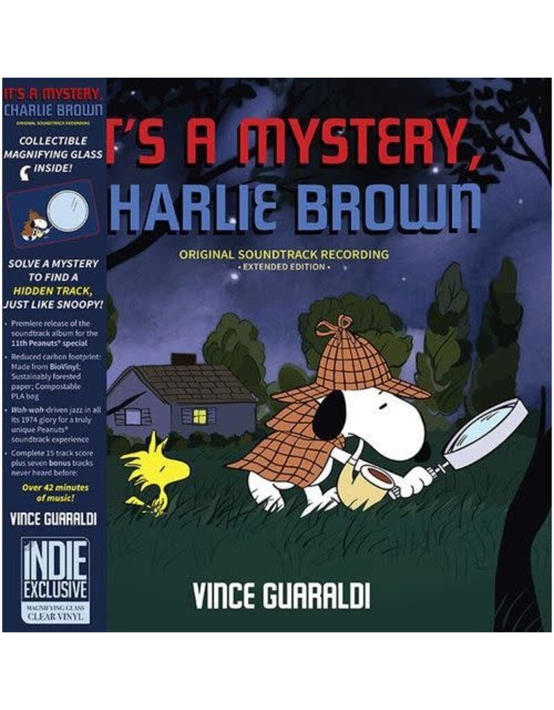 LMFP (LP) Vince Guaraldi - It's a Mystery, Charlie Brown (Indie Exclusive Magnifying Glass Clear)