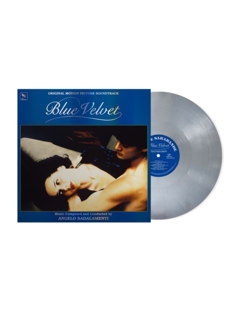 Concord Jazz (LP) Angelo Badalamenti - Blue Velvet Original Motion Picture Soundtrack - 40th Anniversary (Indie Silver + collectible rainbow foil jacket)