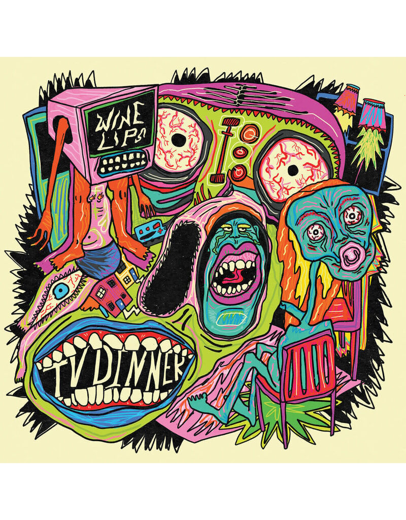 (LP) Wine Lips - TV Dinner (Limited Edition Eco Mix Jade Colour Vinyl)