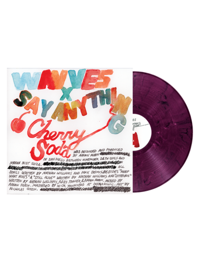 I Surrender Records (LP) WAVVES + Say Anything - Cherry Soda (Eco Purple-Pink Vinyl)