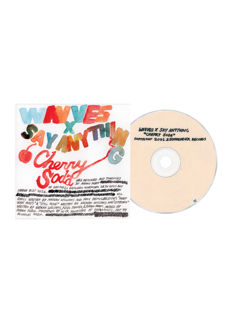 I Surrender Records (CD) WAVVES + Say Anything - Cherry Soda