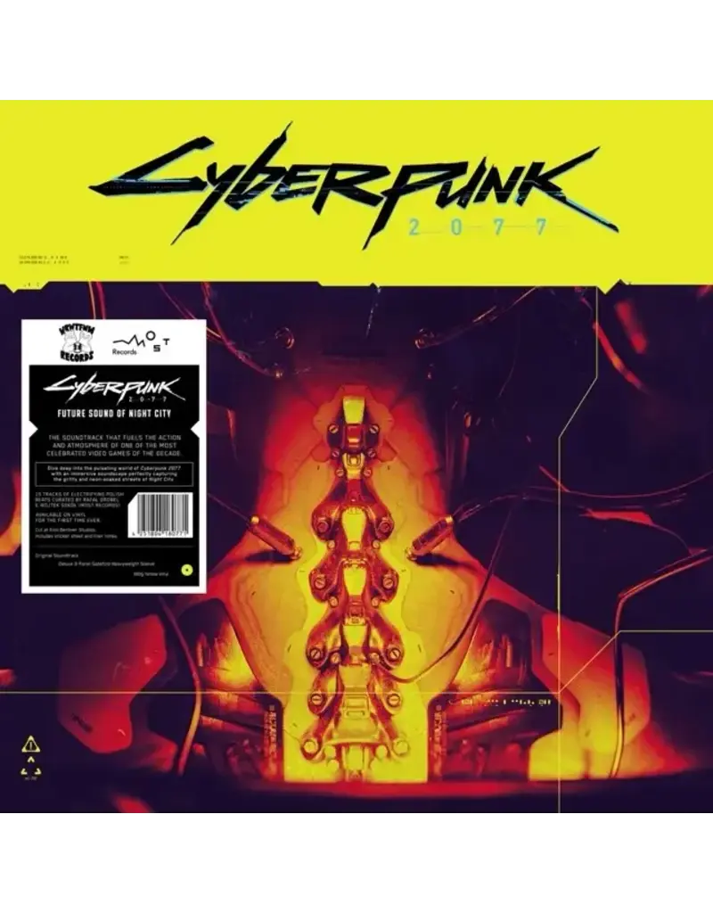 (LP) V/A - Cyberpunk: 2077 Future Sound of Night City (Limited Yellow Vinyl) (2LP)