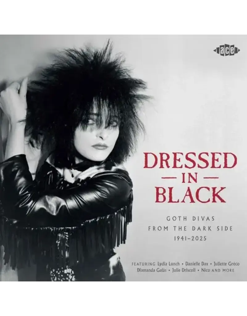 Ace (LP) V/A - Dressed In Black: Goth Divas From The Dark Side 1941-2025 (2LP)
