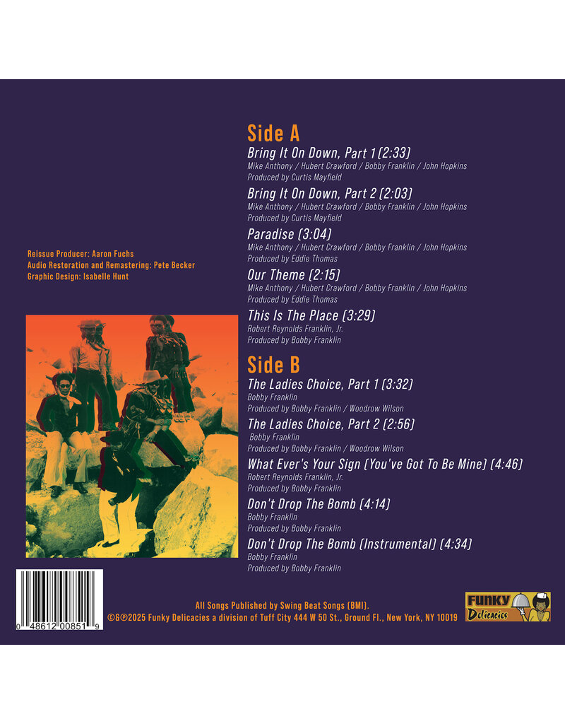 (LP) Bobby Franklin's Insanity - Bobby Franklin's Insanity (Black Vinyl)