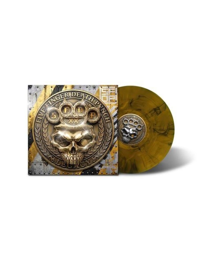 Better Noise (LP) Five Finger Death Punch - Legacy (Indie Exclusive Gold Foil Cover/Amber Wave Vinyl)