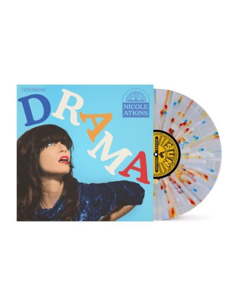 (LP) Nicole Atkins - Drama (Translucent Clear w/Red, Blue and Yellow Splatter vinyl)