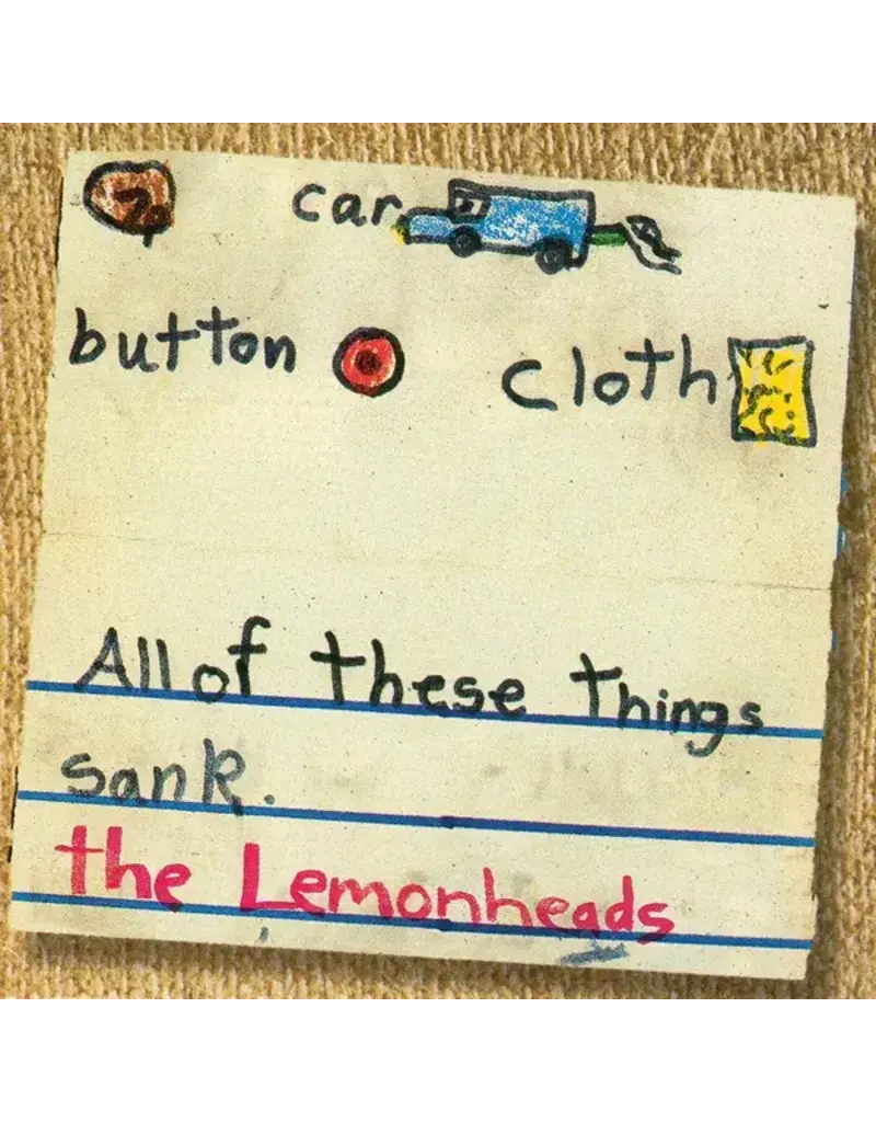 Fire (LP) Lemonheads - Car Button Cloth (30th Anniv. White Vinyl)