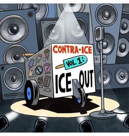 (LP) Various Artists - Contra-ICE Vol. 1: Ice Out (Orange/Blue Vinyl)
