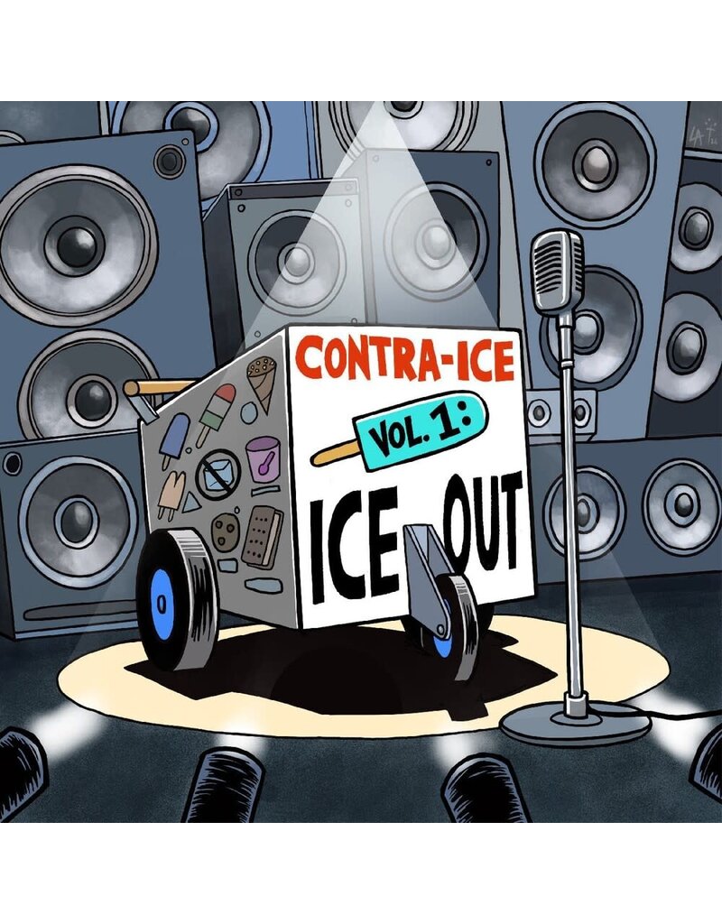 (LP) Various Artists - Contra-ICE Vol. 1: Ice Out (Orange/Blue Vinyl)
