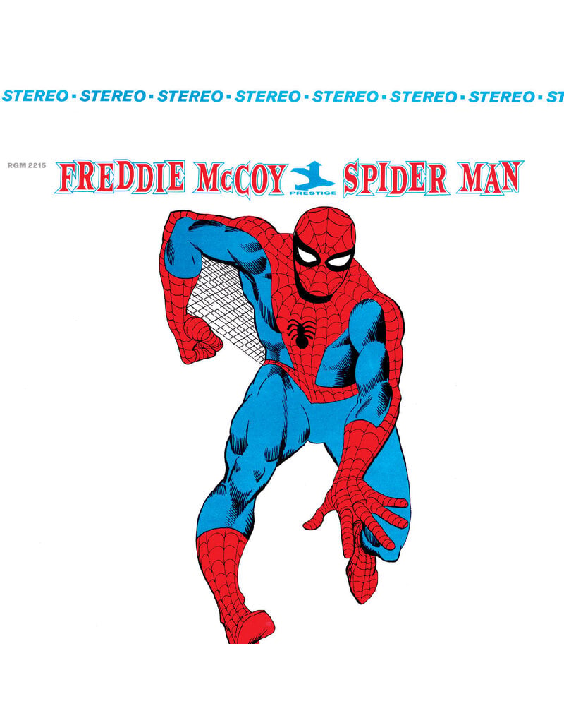 (LP) Freddie McCoy - Spider Man (60th Anniversary Clear Disc w/ Red and Blue "Spidey"Swirl)