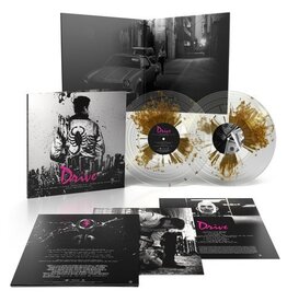 Lakeshore Records (LP) Cliff Martinez - Drive 10 (Original Motion Picture Soundtrack) 15th Anniversary (2LP Gold Splatter On Clear Vinyl)