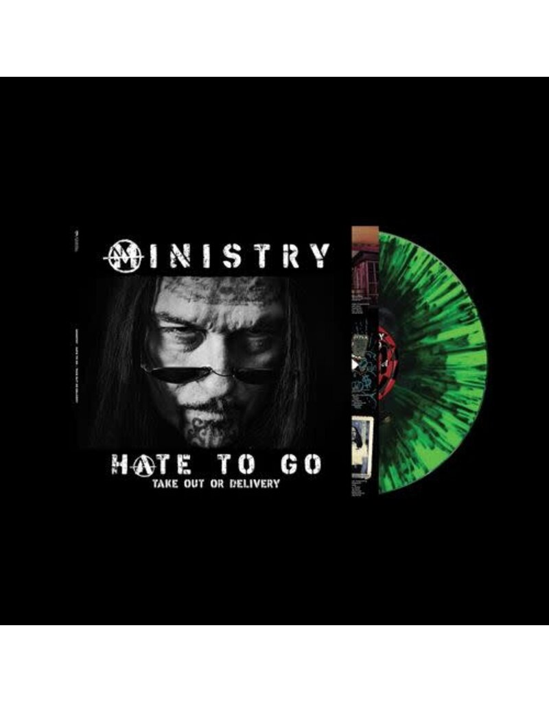 (LP) Ministry - Hate To Go - Take Out Or Delivery (Limited Edition Black/Green Splatter Vinyl)