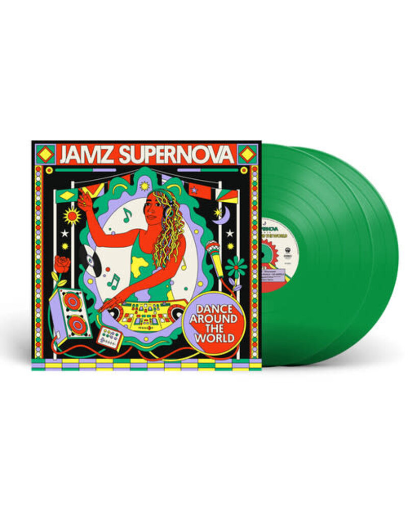 Mr Bongo (LP) Jamz Supernova Presents - Dance Around The World (Limited 2LP Green Vinyl)