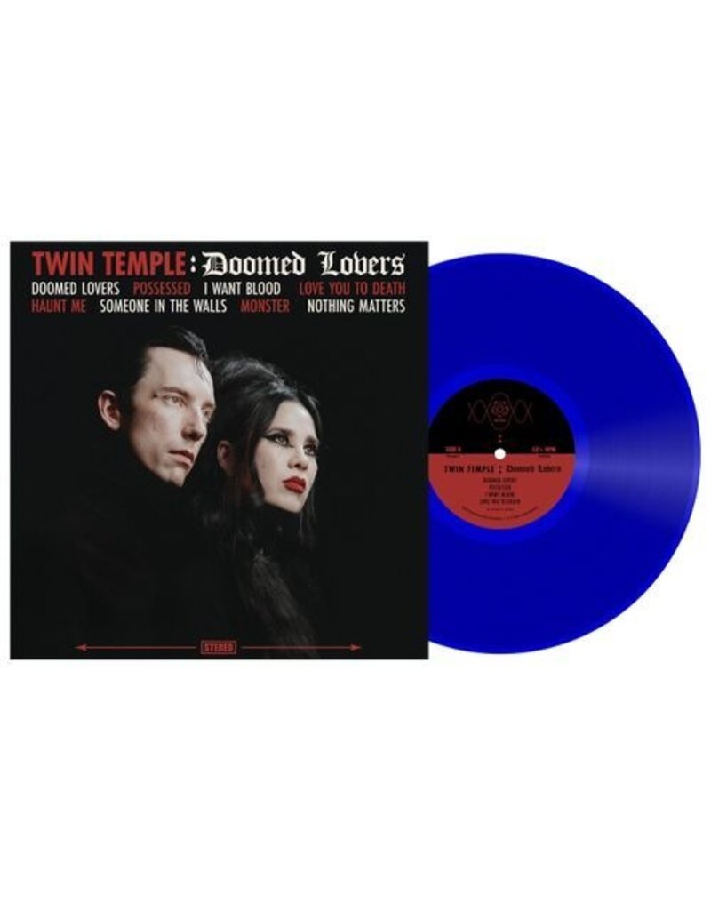 (LP) Twin Temple - Doomed Lovers (Indie Exclusive Crying Translucent Blue Vinyl)