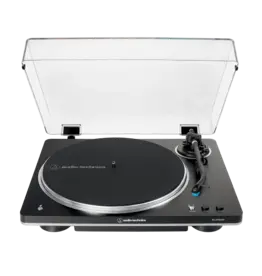 Audio Technica  AT-LP70XBT-BS  Black w/ SilverTrim Fully Automatic Bluetooth Turntable