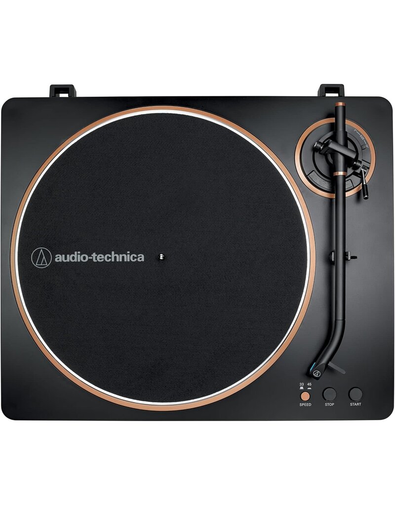 Audio Technica AT-LP70XBT-BZ Black w/ Bronze Trim Fully Automatic Bluetooth Turntable