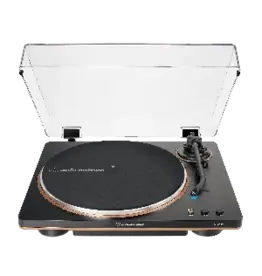 Audio Technica  AT-LP70X-BZ  Fully Automatic Belt-Drive Turntable, Black w/Bronze Trim