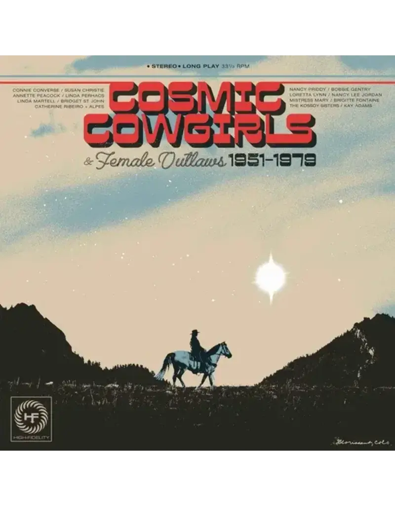 Two Piers (LP) V/A - Cosmic Cowgirls & Female Outlaws 1951-1979 (Red Sun Vinyl)