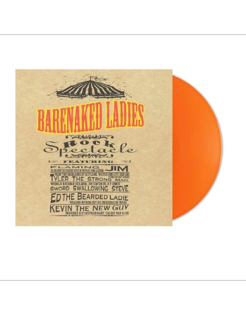 (LP) Barenaked Ladies - Rock Spectacle - 30th ANNIVERSARY (Orange Vinyl) (BF26)