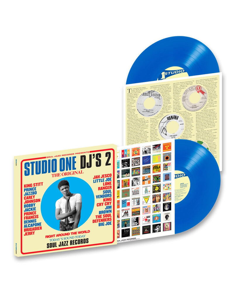 (LP) Soul Jazz Records presents - Studio One DJ's 2 (Transparent Blue Vinyl) (BF26)