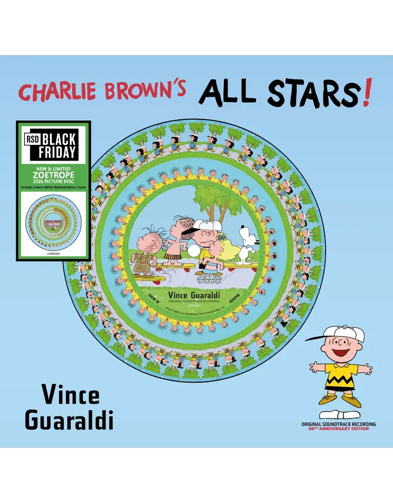Lee Mendelson Film Productions (LP) Vince Guaraldi - Charlie Brown's All Stars! (Zoetrope Vinyl) (BF26)