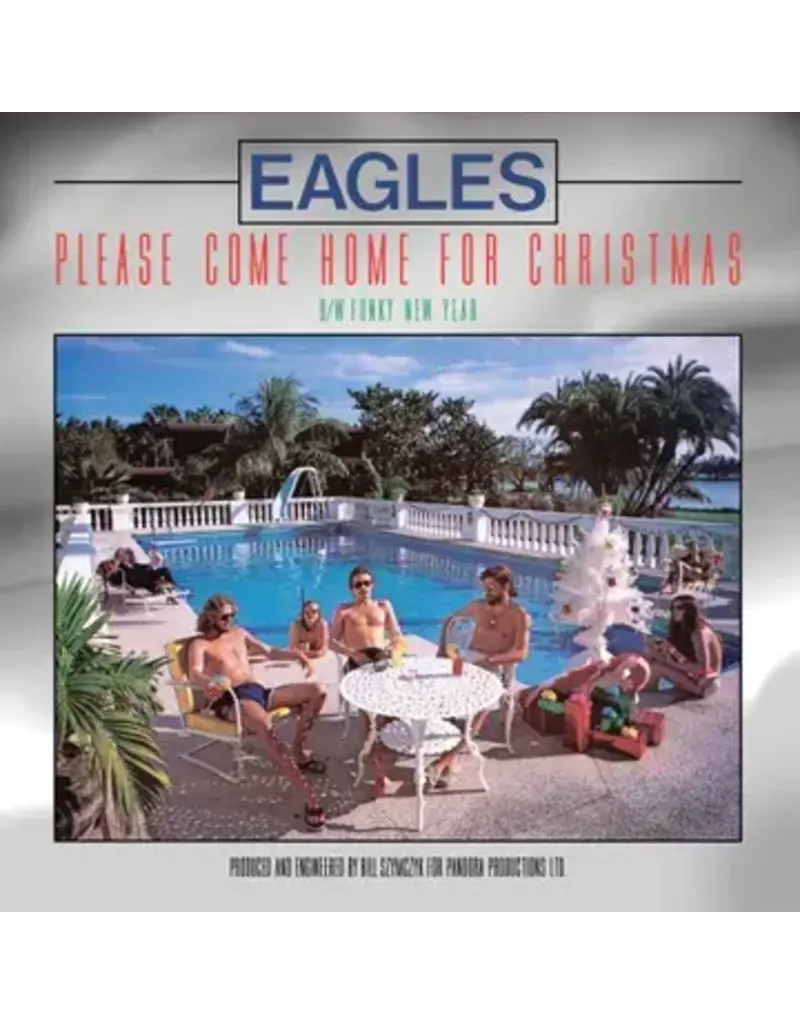 Rhino-Elektra (LP) Eagles - Please Come Home For Christmas/Funky New Year  (Clear Vinyl) (BF26)