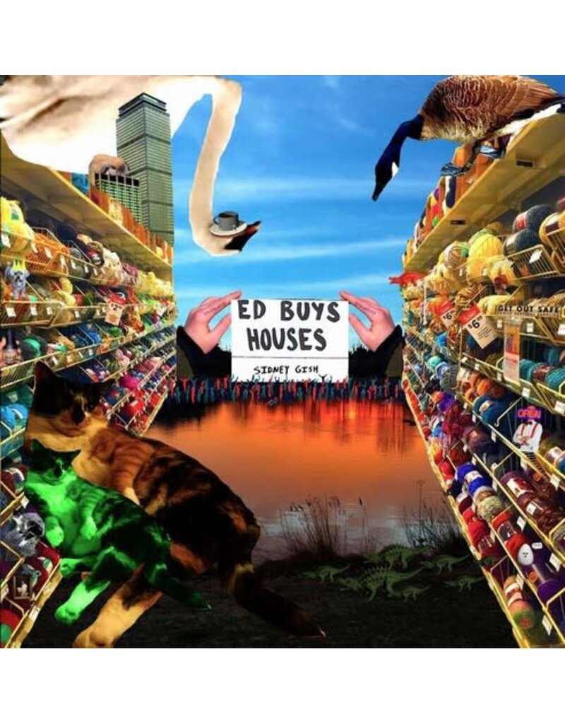 (LP) Sidney Gish - Ed Buys Houses (Limited Blue & White Vinyl)