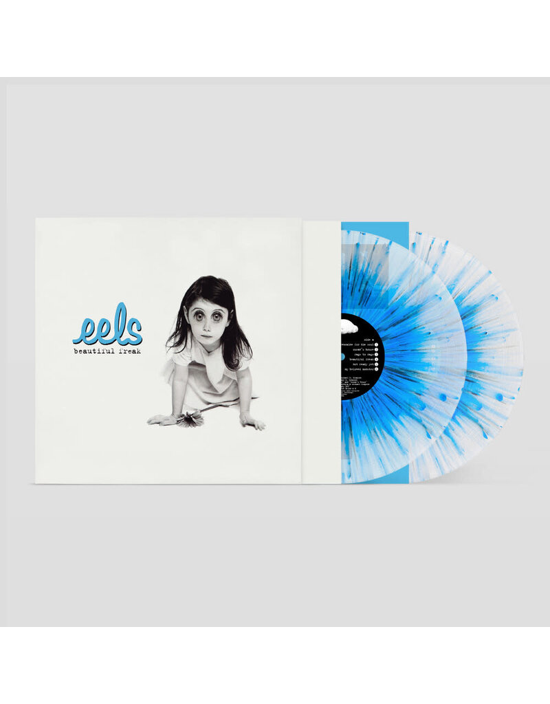 (LP) Eels – Beautiful Freak (2LP Clear w/ Blue & Black Splatter Vinyl) 30th Anniversary