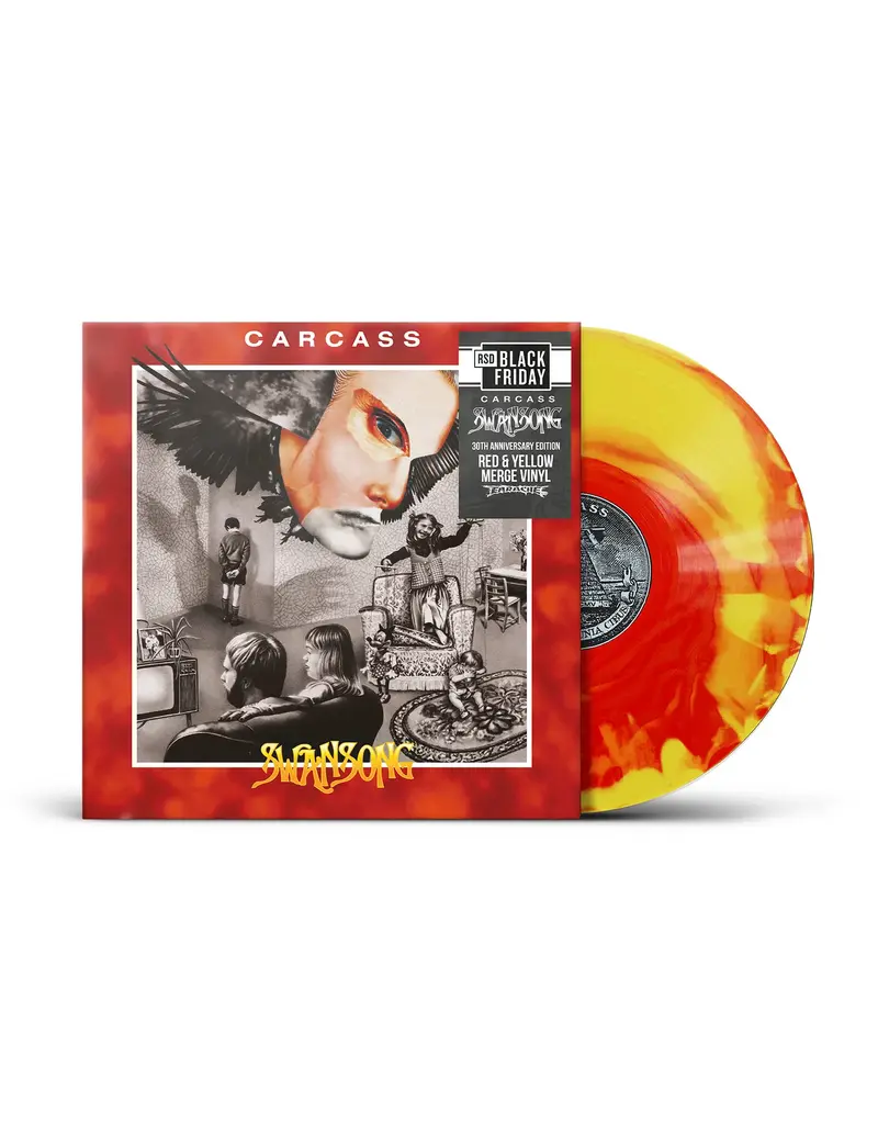 Earache (LP) Carcass -  Swansong (30th Anniversary) (Red and Yellow Merge Vinyl) (BF26