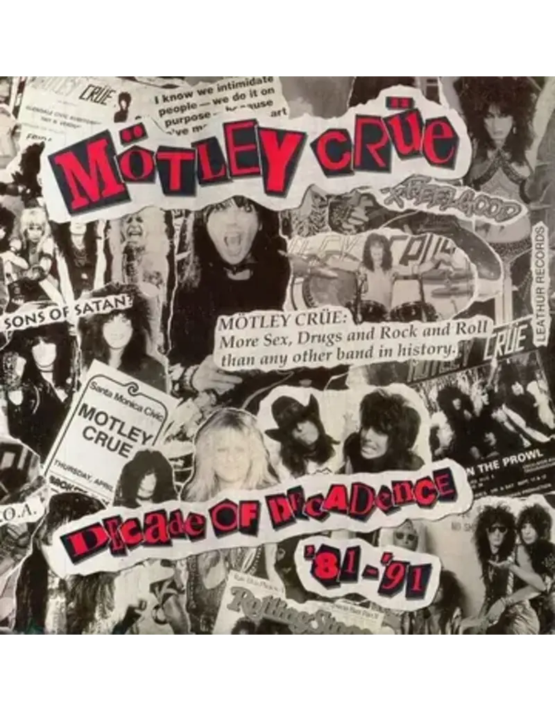 (LP) Motley Crue - Decade of Decadence 81-91 (2LP-Black & White Marble)