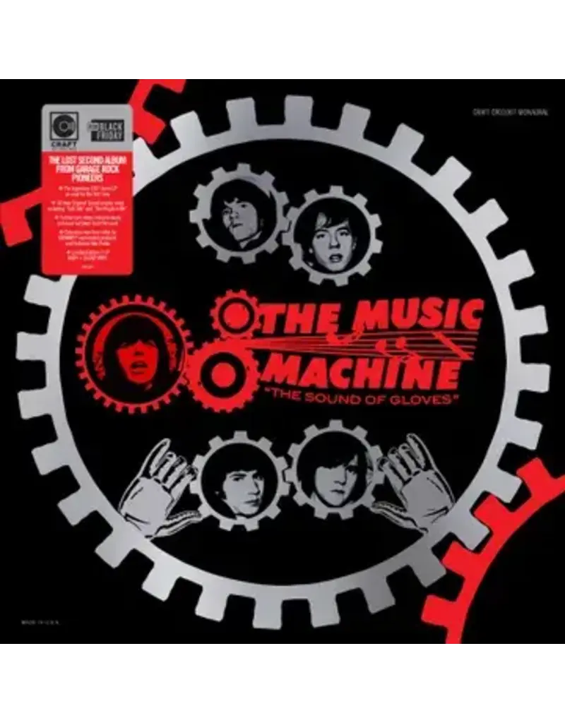 Craft Recordings (LP) Music Machine - The Sound Of Gloves (2LP-Ultra Clear and Translucent Ruby) (BF26)