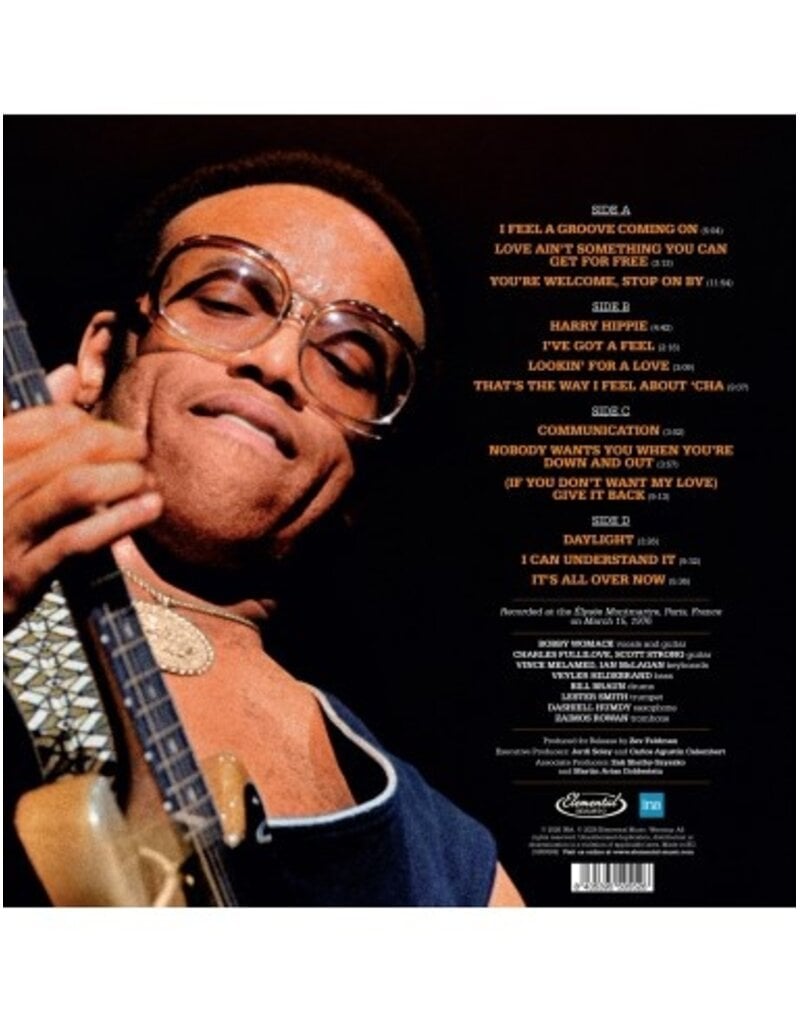 Elemental (LP) Bobby Womack - The Preacher In Paris: Live At The Élysée..(2LP-180g) (BF26)