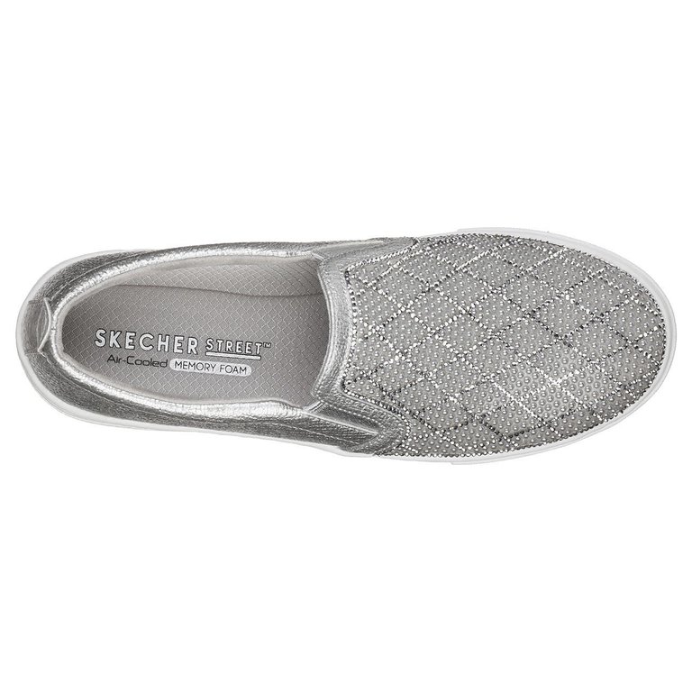 skechers memory foam argent