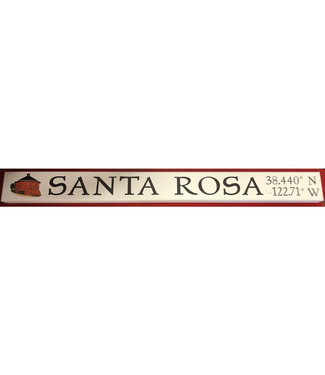 Skinny Shelf Sign/ Santa Rosa Round Barn