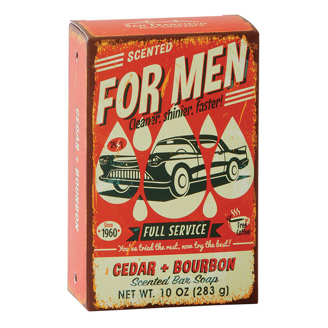 Cedar Bourbon For Men 10oz Bar