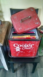 Repurposed Vintage Ice Chest